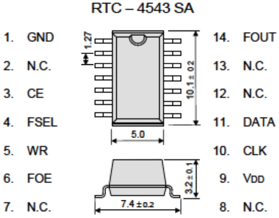 RTC-4543SA B ROHS
